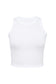 White Bodycon Tight Ribbed Tank Top