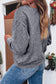 Sea Green saved by grace Letter Embroidery Mineral Wash Loose Sweatshirt