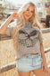 Parchment AMERICA FREE BIRD Vintage Graphic Mineral Washed Tee