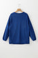 Chestnut Ribbed Corduroy Oversized Sweatshirt