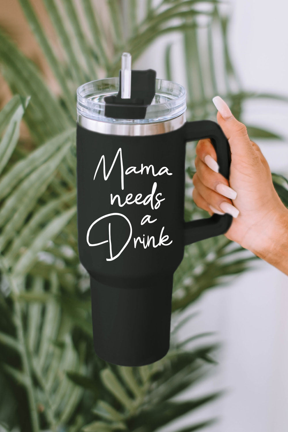 Black Mama Needs A Drink Stainless Steel Cup 40oz