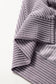 Smoke Gray Solid Corded Knit Short Sleeve T Shirt and Wide Leg Pants Set