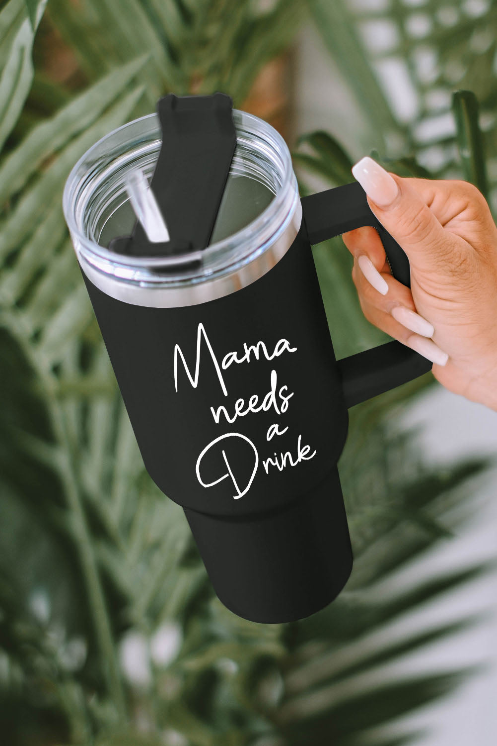 Black Mama Needs A Drink Stainless Steel Cup 40oz