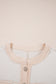 Beige Half Placket Chest Pockets Short Sleeve Wide Leg Jumpsuit
