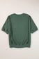 Light Grey Exposed Seam Chest Pocket Split Loose T Shirt