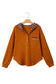Straw Yellow Contrast Plaid Hood Patchwork Chest Pocket Henley Top