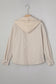 Laurel Green 2 in 1 Thermal Knit Textured Hooded Jacket