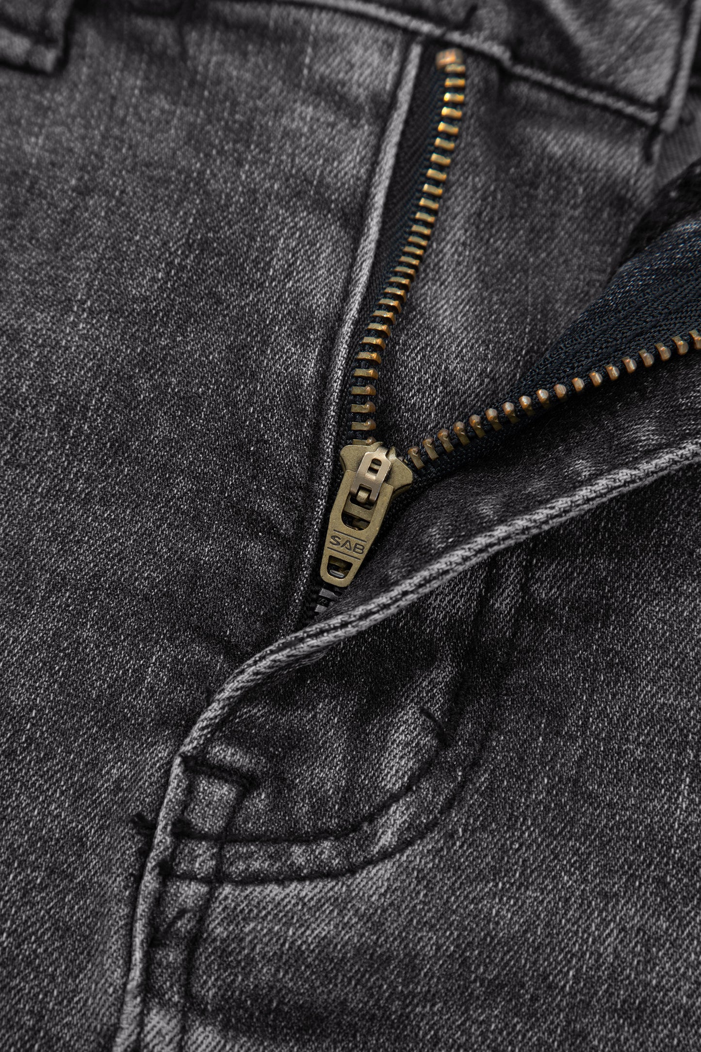 Sail Blue Dearlove Irregular Distressed Bottom Denim Midi Skirt