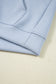 Beau Blue Half Zip Thumbhole Sleeve Hoodie Active Pants 2pcs Outfit