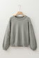 Evergreen Pearled Drop Shoulder Round Neck Sweater