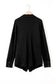Black 3 Pcs Crop Tank Top Shorts with Cardigan Lounge Set