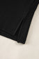 White Textured Knit Exposed Stitching T-shirt