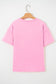Sachet Pink Cotton Mineral Wash T Shirt