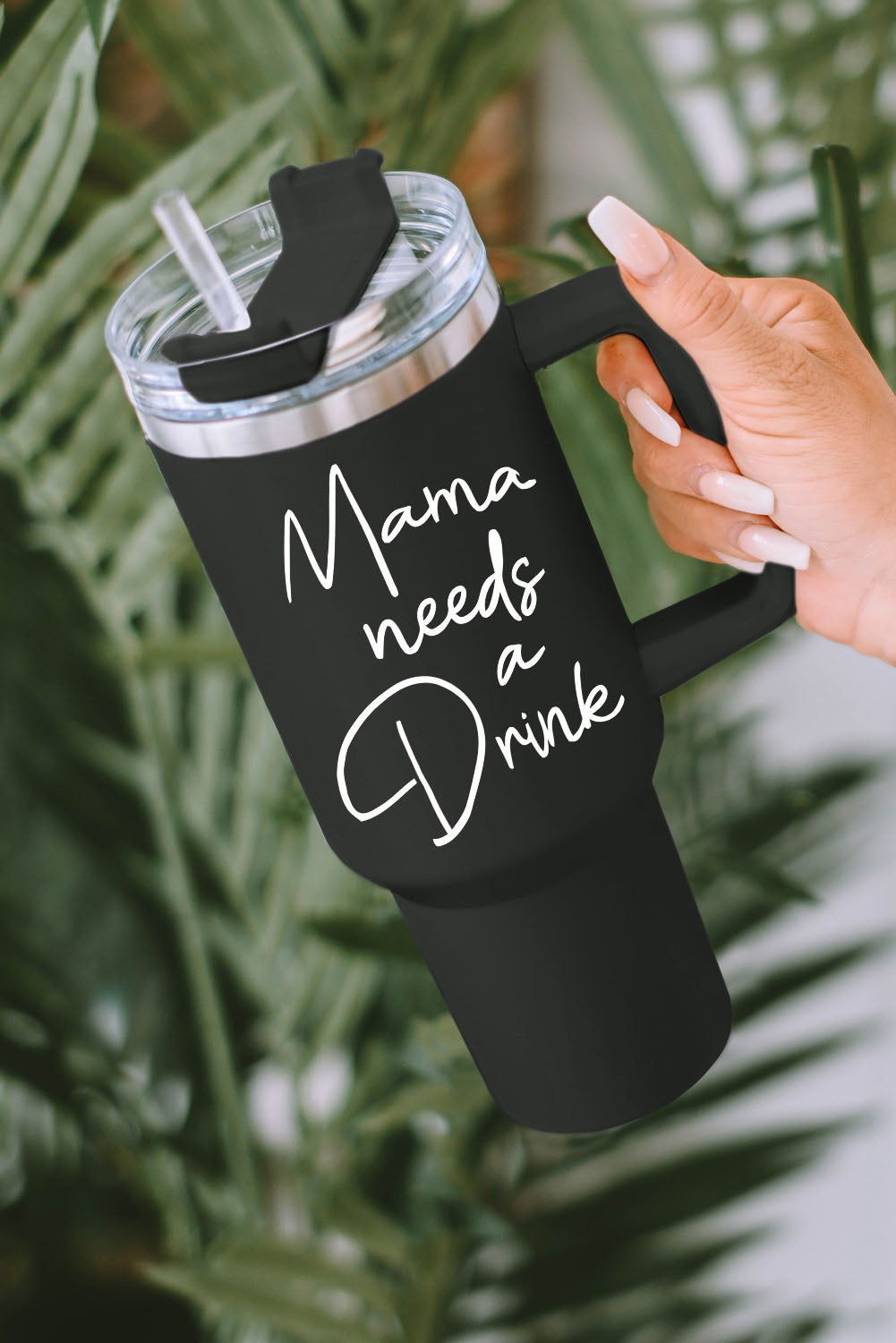 Black Mama Needs A Drink Stainless Steel Cup 40oz