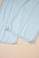 Beau Blue Light Wash Contrast Trim Center Seam Drawstring High Waist Wide Leg Denim Pants