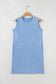 Phalaenopsis Mineral Wash Tank Mini Dress with Pockets