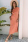 Wisteria Mineral Wash Pocketed T-shirt Long Dress