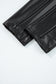 Black Faux Leather Seamed Leg High Waist Leggings