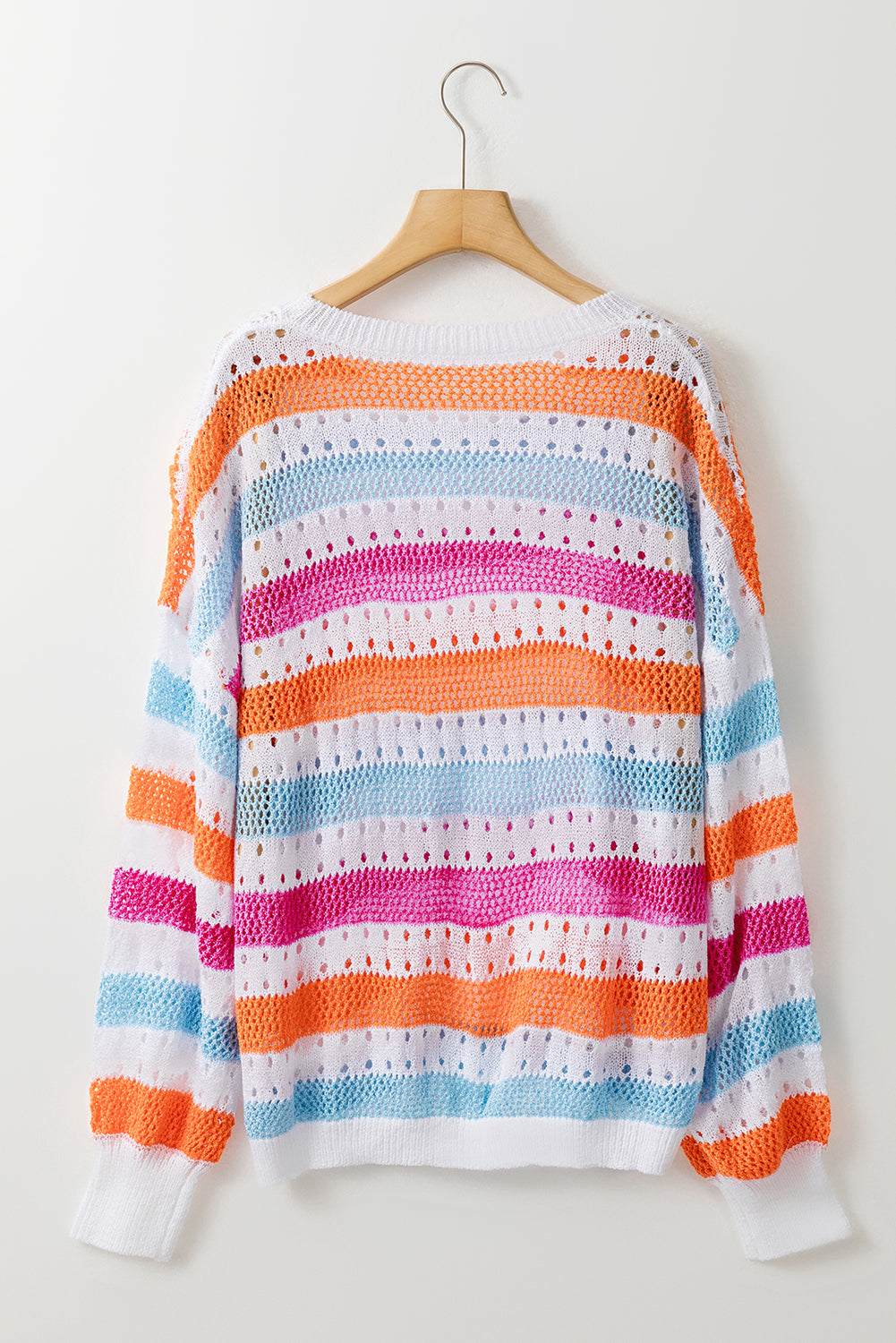 Striped Knitted Loose Sweater