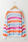 Striped Knitted Loose Sweater