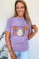 Wisteria Boo Checkered Bow Ghost Halloween Graphic Tee