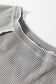 Gray Textured Round Neck Long Sleeve Top