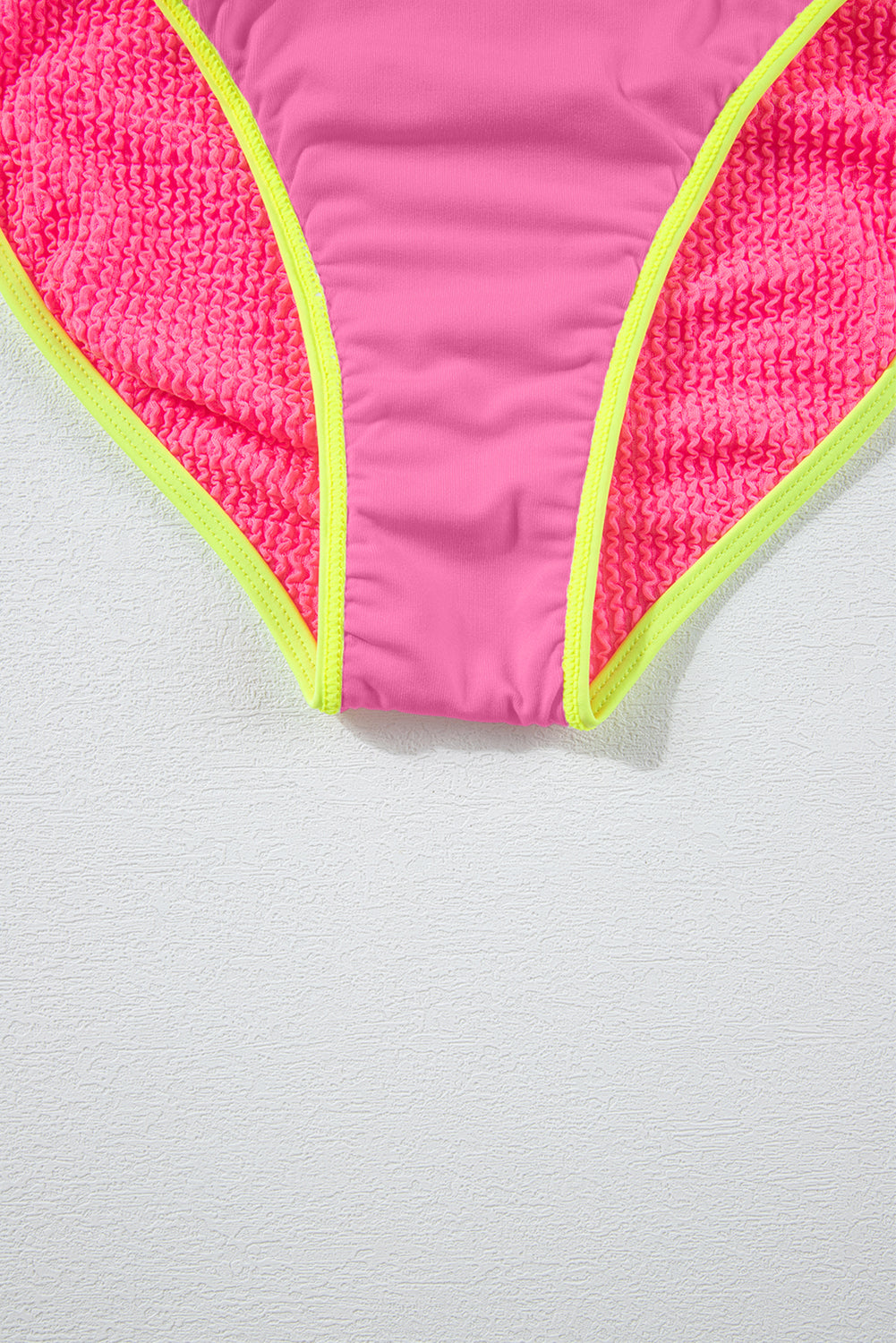 Burgundy Color Block High Waisted Sexy Bikini Set
