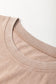 Myosotis 2 Pieces Mineral Wash Cotton Tank Top Lined Split Skirt Set