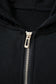 Gray Double Zipper Hooded Jacket and Sweatpants Active Set
