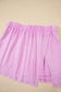 Myosotis 2 Pieces Mineral Wash Cotton Tank Top Lined Split Skirt Set