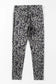 Gray Classic Leopard Print Active Leggings