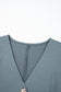 Black Dolman Button Belted V Neck Wide Leg Pocketed Jumpsuit