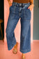 Breen Cropped High Rise Wide Leg Jeans