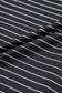 Black Stripe Ruffled Short Sleeve Crew Neck T Shirt Shift Mini Dress