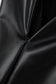 Black Faux Leather Seamed Leg High Waist Leggings