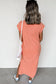 Wisteria Mineral Wash Pocketed T-shirt Long Dress
