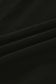 Black Stripe Two in One Knitted Top High Waist Splicing Hem Sweater Dress