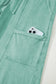 Black Mineral Wash Exposed Seam Drawstring High Waist Wide Leg Cargo Pants
